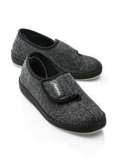 Herren-Wollfilz-Klettslipper Herren-Wollfilz-Klettslipper
