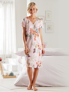 Supersoft-Nachthemd Blumendessin Supersoft-Nachthemd Blumendessin