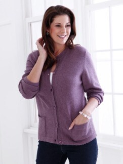 Extraweich-Strickjacke Yakwolle Extraweich-Strickjacke Yakwolle