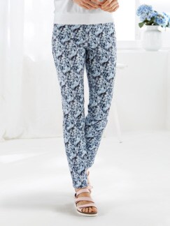 Bequembundhose Blaue Blüte Bequembundhose Blaue Blüte