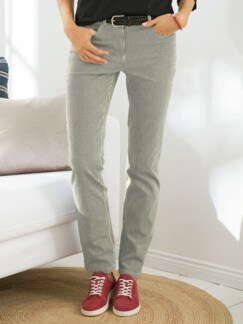Bequem-Streifenjeans Bequem-Streifenjeans