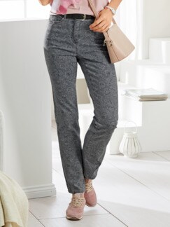 Stretchjeans Blütenprint Stretchjeans Blütenprint