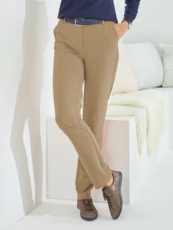 Bequembundhose Diagonal-Stretch Beige Detail 1