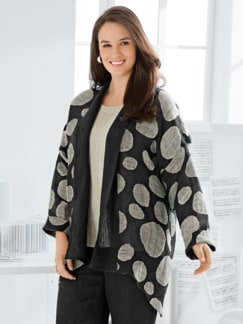 Leinenjacke mit Schalkragen Leinenjacke mit Schalkragen