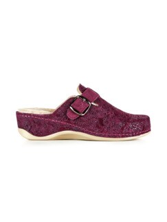 Lammfell-Clog
