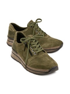 Reißverschluss-Sneaker Fußwarm Schilf Detail 1