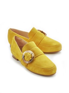 Hallux-Loafer Softkomfort Gelb Detail 1