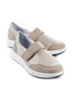 Hallux-Klettsneaker Eco Active Taupe Detail 1