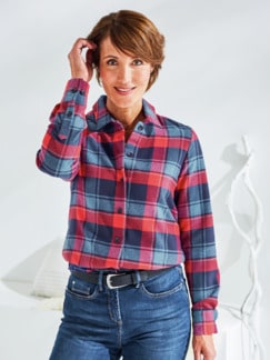 Blusenjacke Kuschelflanell Blusenjacke Kuschelflanell