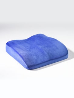 2 in 1-Sitz- und Rückenkissen Blau Detail 1