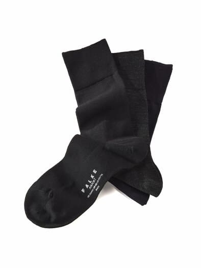 FALKE Airport Socke Schwarz