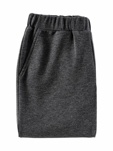 Herren-Jersey-Haushose Anthrazit meliert