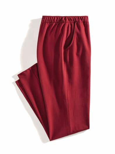 Freizeithose Ultraleicht Dunkelrot
