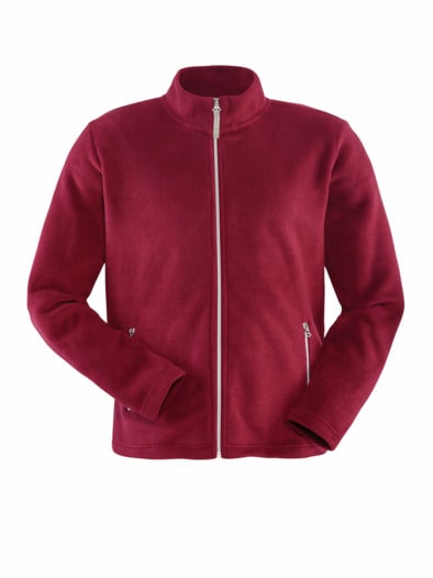 Fleecejacke Extraleicht Burgund