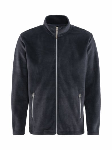 Fleecejacke Extraleicht Anthrazit