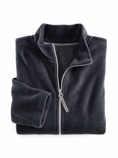 Fleecejacke Extraleicht Anthrazit