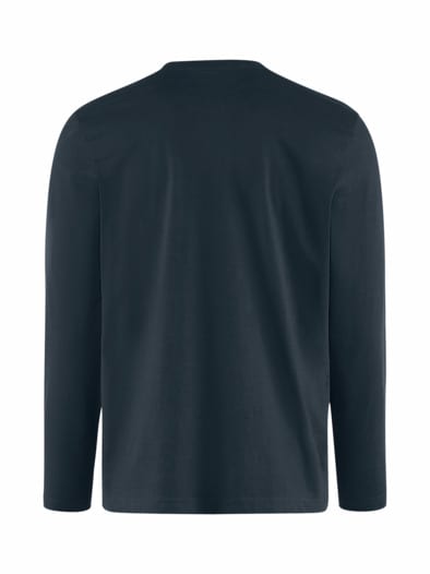 Langarm-Shirt Baumwolle Marine