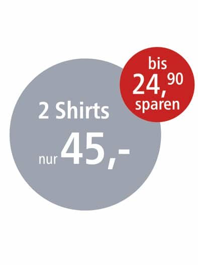 Langarm-Shirt Baumwolle Weiß