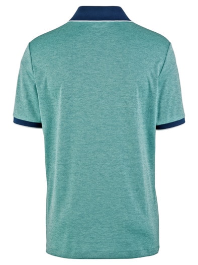 Extrafrisch-Poloshirt Lagune meliert