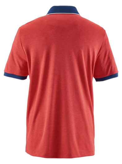 Extrafrisch-Poloshirt Rot meliert