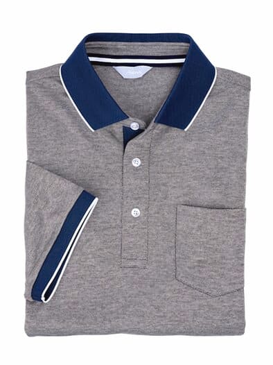 Extrafrisch-Poloshirt Anthrazit mel.