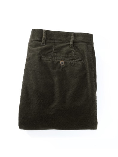 Cordhose Thermowärme Khaki