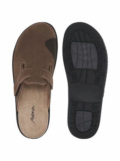 Hallux Pantolette Braun