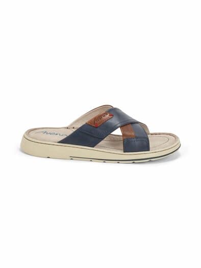 Bequem Pantolette Blau
