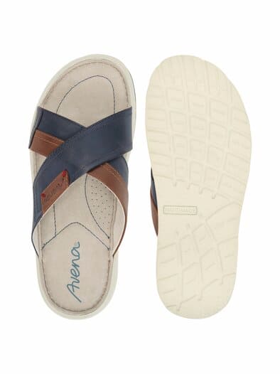 Bequem Pantolette Blau