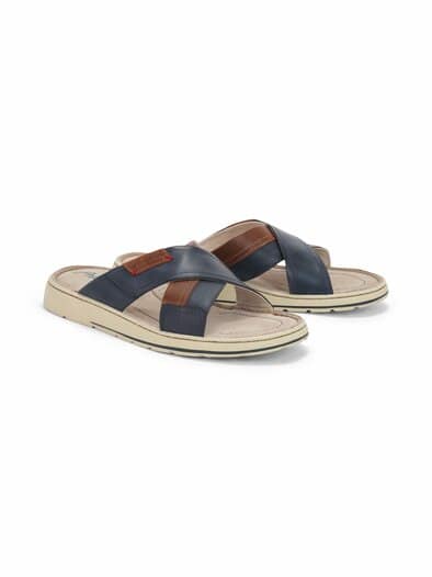 Bequem Pantolette Blau