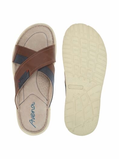 Bequem Pantolette Braun