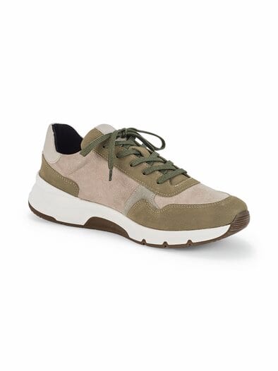 Active-Schnürer Komfortsohle Khaki