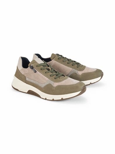 Active-Schnürer Komfortsohle Khaki