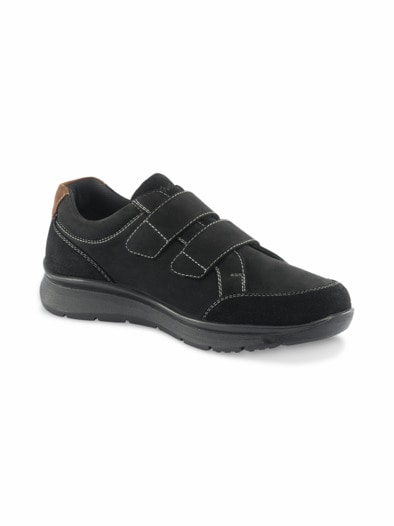 Aquastop Klettsneaker Schwarz