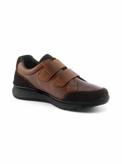 Aquastop Klettsneaker Braun