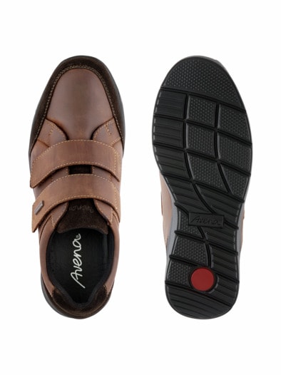 Aquastop Klettsneaker Braun