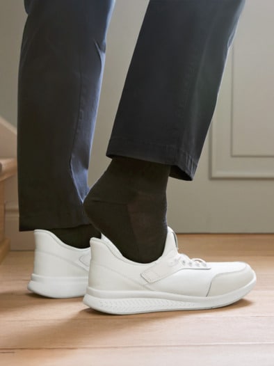 Hallux Ultraleicht Schlupf-Sneaker Weiss