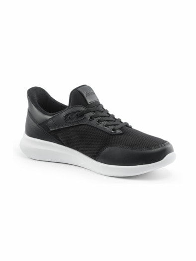 Hallux Ultraleicht Schlupf-Sneaker Schwarz