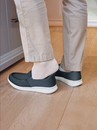 Hallux Ultraleicht Schlupf Slipper Marine