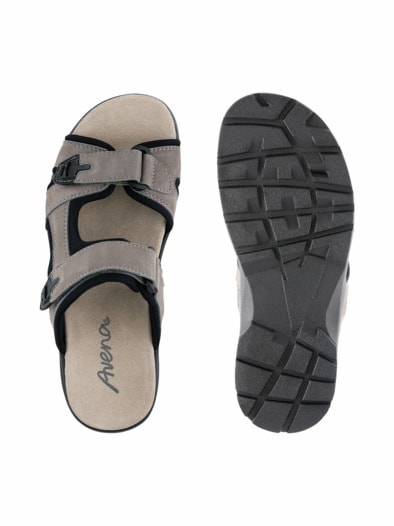 Trekking Pantolette Grau