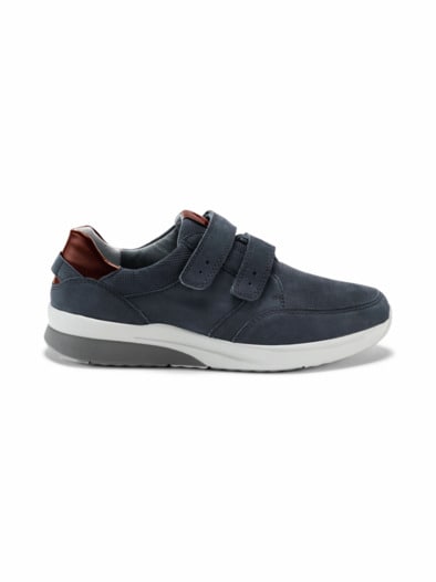 Waldläufer Klett-Sneaker Extraweit Blau