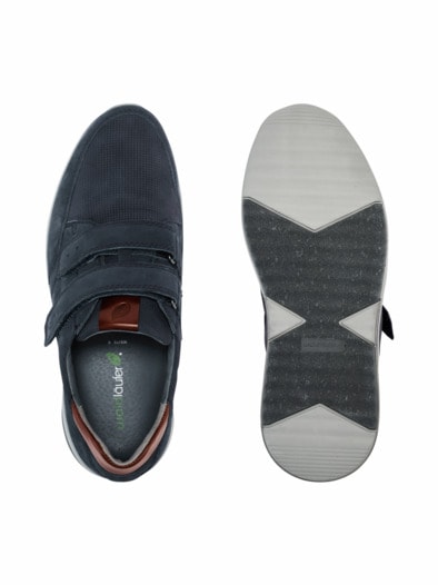 Waldläufer Klett-Sneaker Extraweit Blau