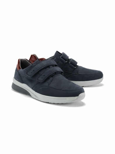 Waldläufer Klett-Sneaker Extraweit Blau
