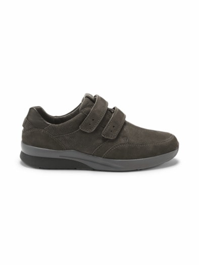 Waldläufer Klett-Sneaker Extraweit Grau
