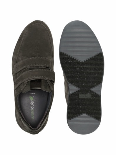 Waldläufer Klett-Sneaker Extraweit Grau