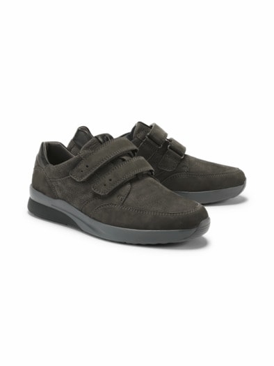 Waldläufer Klett-Sneaker Extraweit Grau