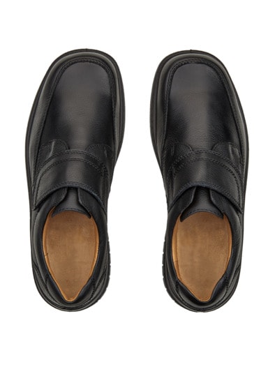 Jomos-Extraweit-Klettschuh Schwarz
