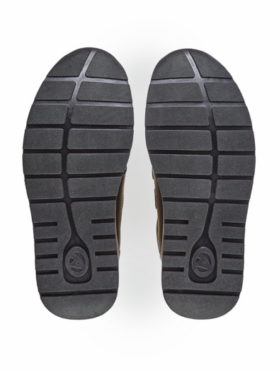 Hallux-Bequem-Klettschuh Braun