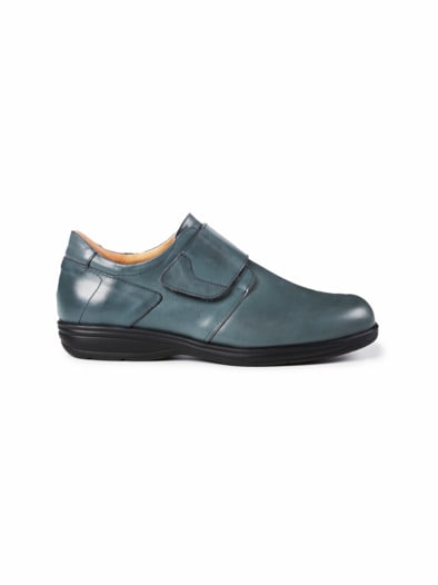 Hallux-Klettschuh Flexibel Blau