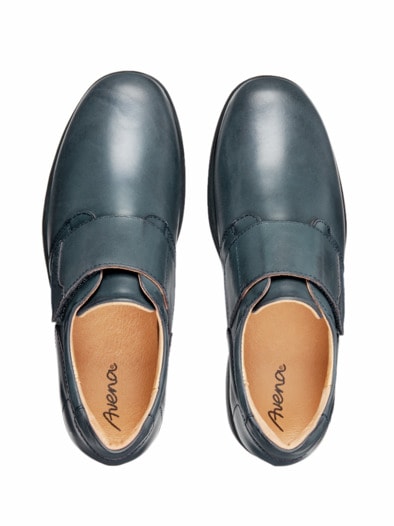 Hallux-Klettschuh Flexibel Blau